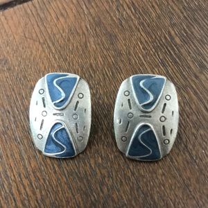 Vintage Native American made in USA earrings